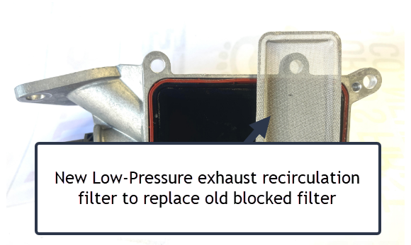 Low-Pressure Exhaust Recirculation Filter (ERF)